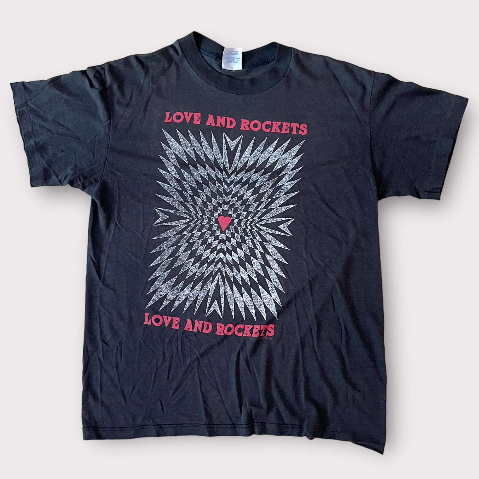 1980s Love And Rockets Vintage Band Promo Tee Shirt