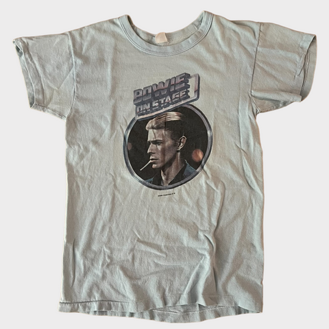 1976 David Bowie Vintage Concert Tour Tee Shirt