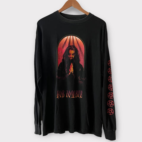 1990s Rob Zombie Vintage Band Promo Long Sleeve Tee Shirt