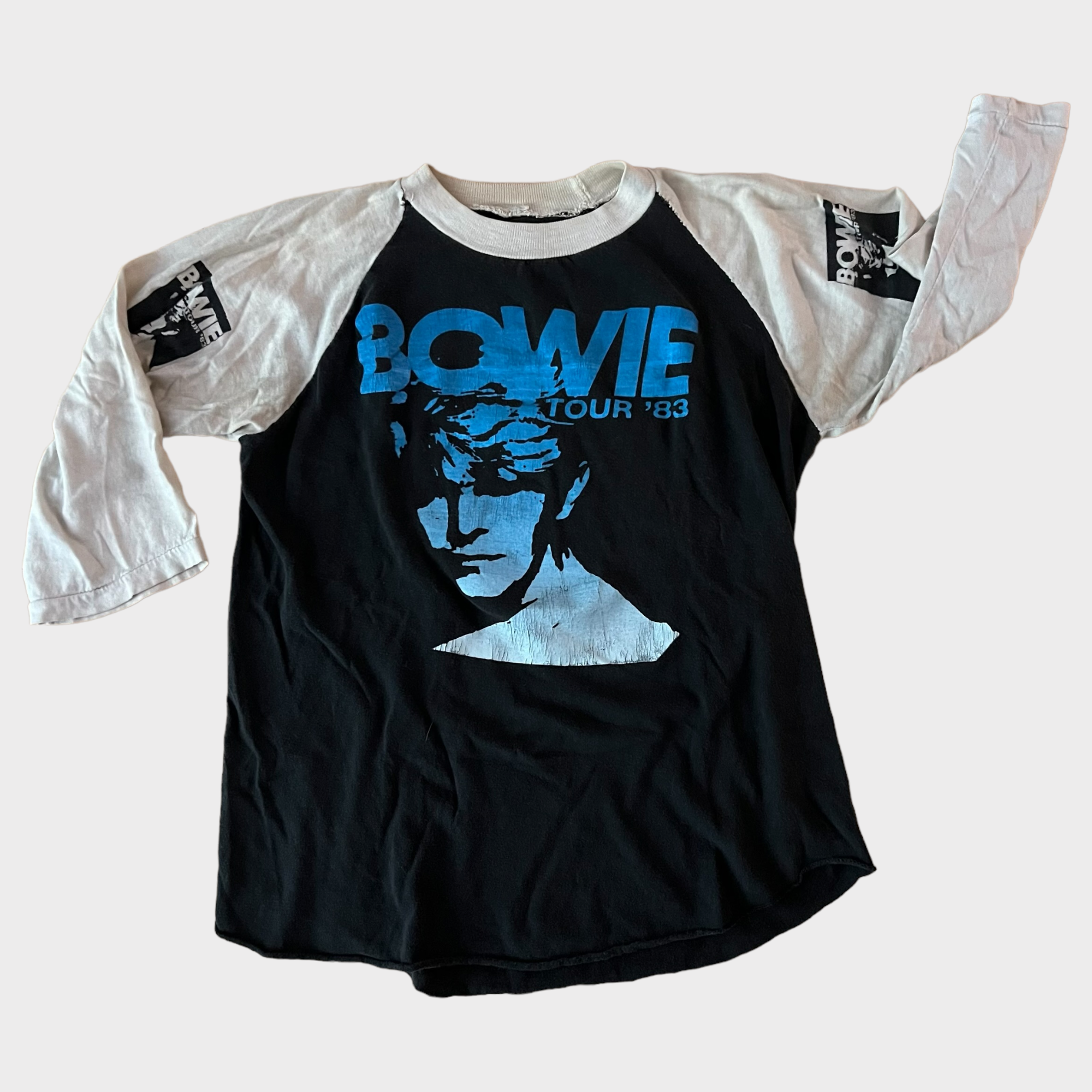 1983 David Bowie Vancouver, Canada Two Concert Dates Vintage Tee Shirt