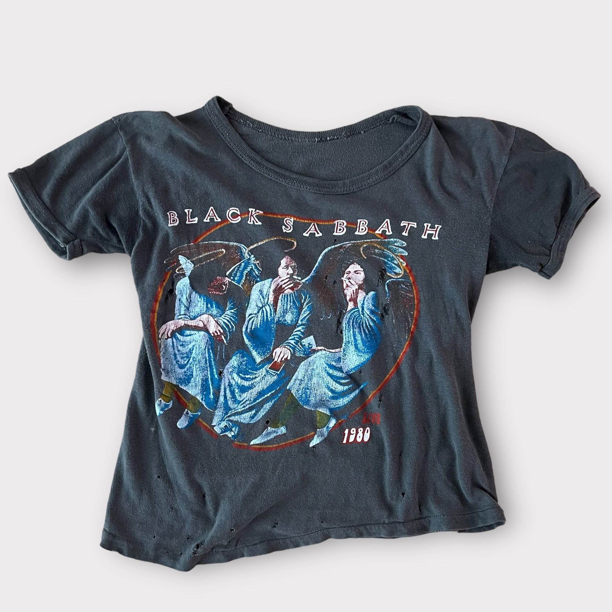 1980 Black Sabbath Vintage Tour Tee Shirt