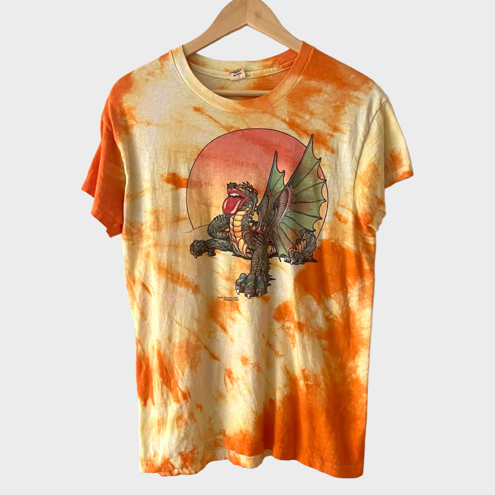 Tie Dye Rolling Stones Rose Bowl Cocaine Hand Painted T-shirt