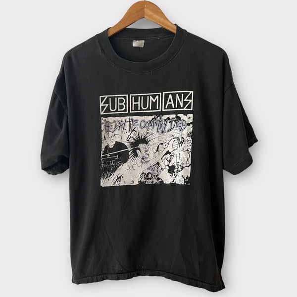 1990s Subhumans VIntage Promo Tee Shirt