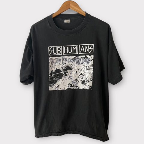 1990s Subhumans VIntage Promo Tee Shirt