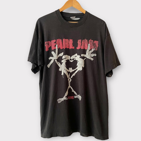 1991 Pearl Jam "Alive" Vintage Band Promo Tee Shirt