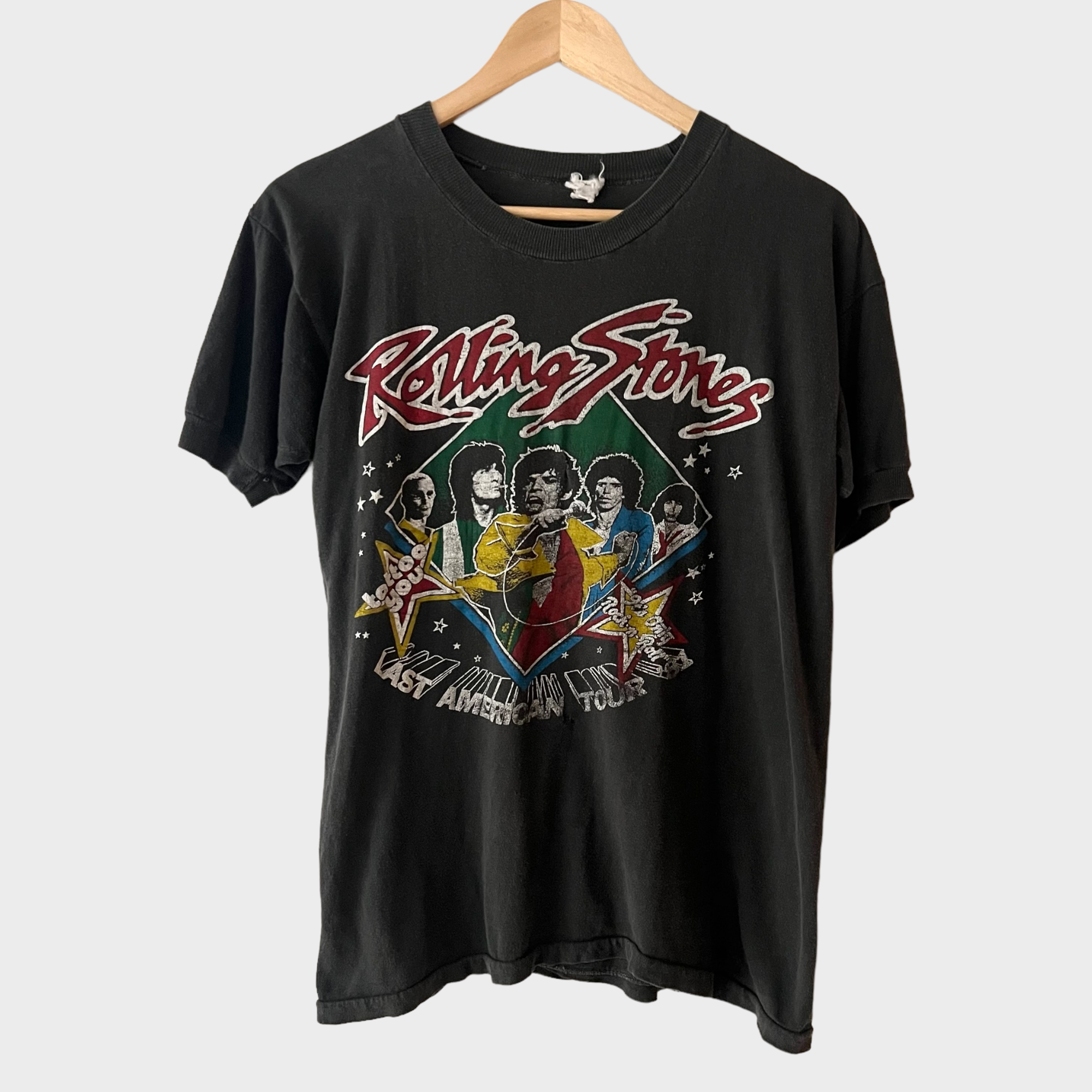 1981 Rolling Stones Vintage Tour Tee Shirt