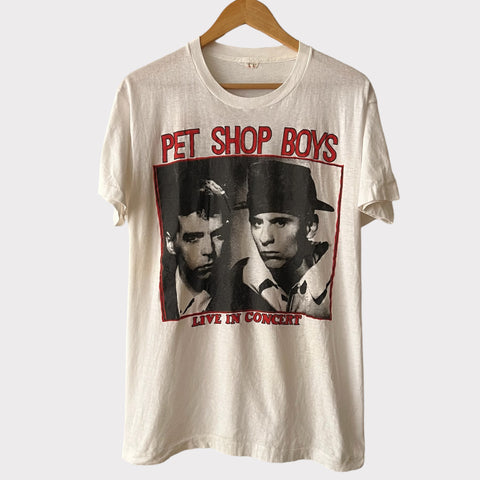 1980s Pet Shop Boys Vintage Tee Shirt