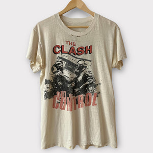 1984 The Clash "Out Of Control" Vintage Promo Tee Shirt