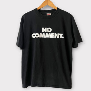 1990s Sub Pop "No Comment" Vintage Record Label Promo Tee Shirt