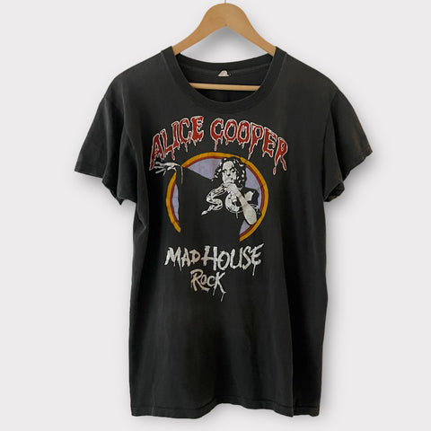 1979 Alice Cooper "Mad House Rock" World Tour Vintage Tee Shirt