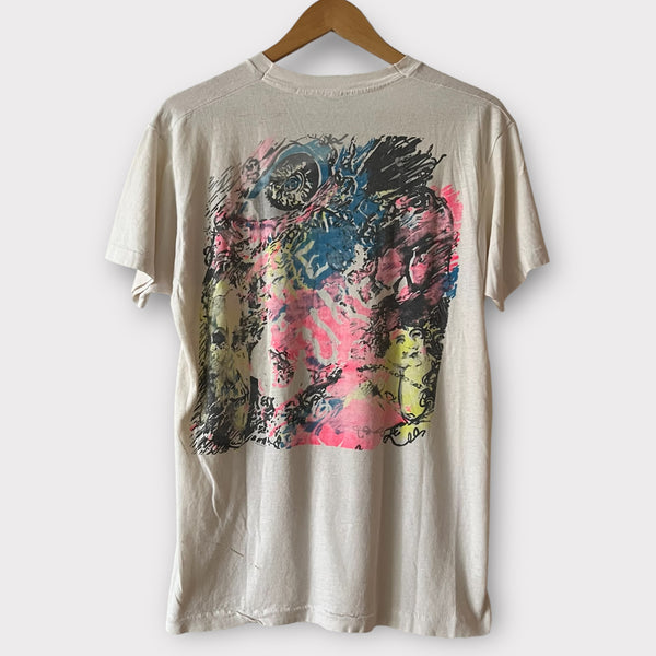 1989 The Cure w/ Love And Rockets Vintage Tour Tee Shirt