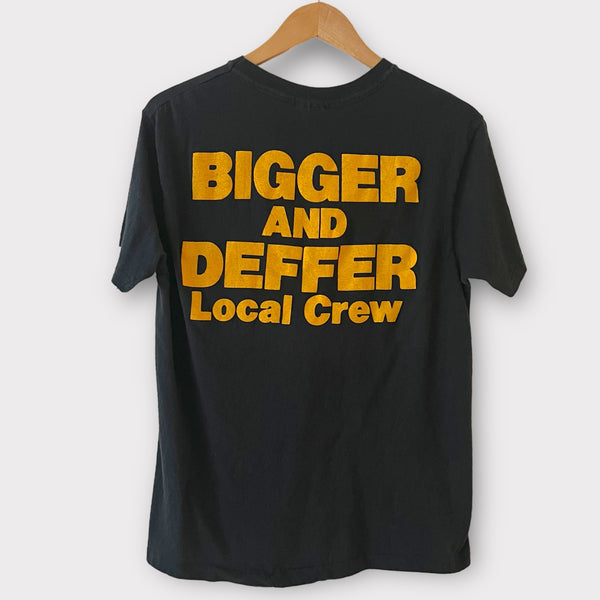 1987 Def Jam LL COOL J "Bigger And Deffer" Local Crew Vintage Tour Tee Shirt