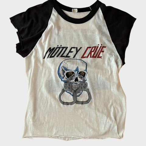 1983 Motley Crue "Shout At The Devil" Vintage Tour Tee Shirt