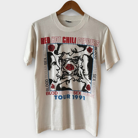 1991 Red Hot Chili Peppers w/ Nirvana & Pearl Jam Vintage Tour Tee Shirt