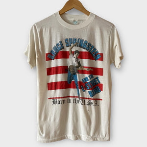 1985 Bruce Springsteen at the Cotton Bowl in Dallas, Texas Vintage Concert Tee Shirt