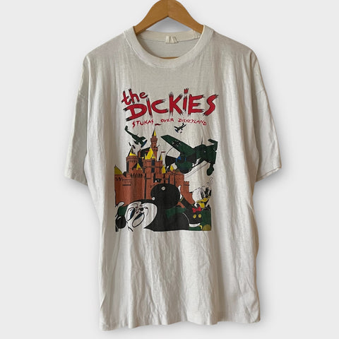 1980s The Dickies "Stukas Over Disneyland" Vintage Band Promo Tee