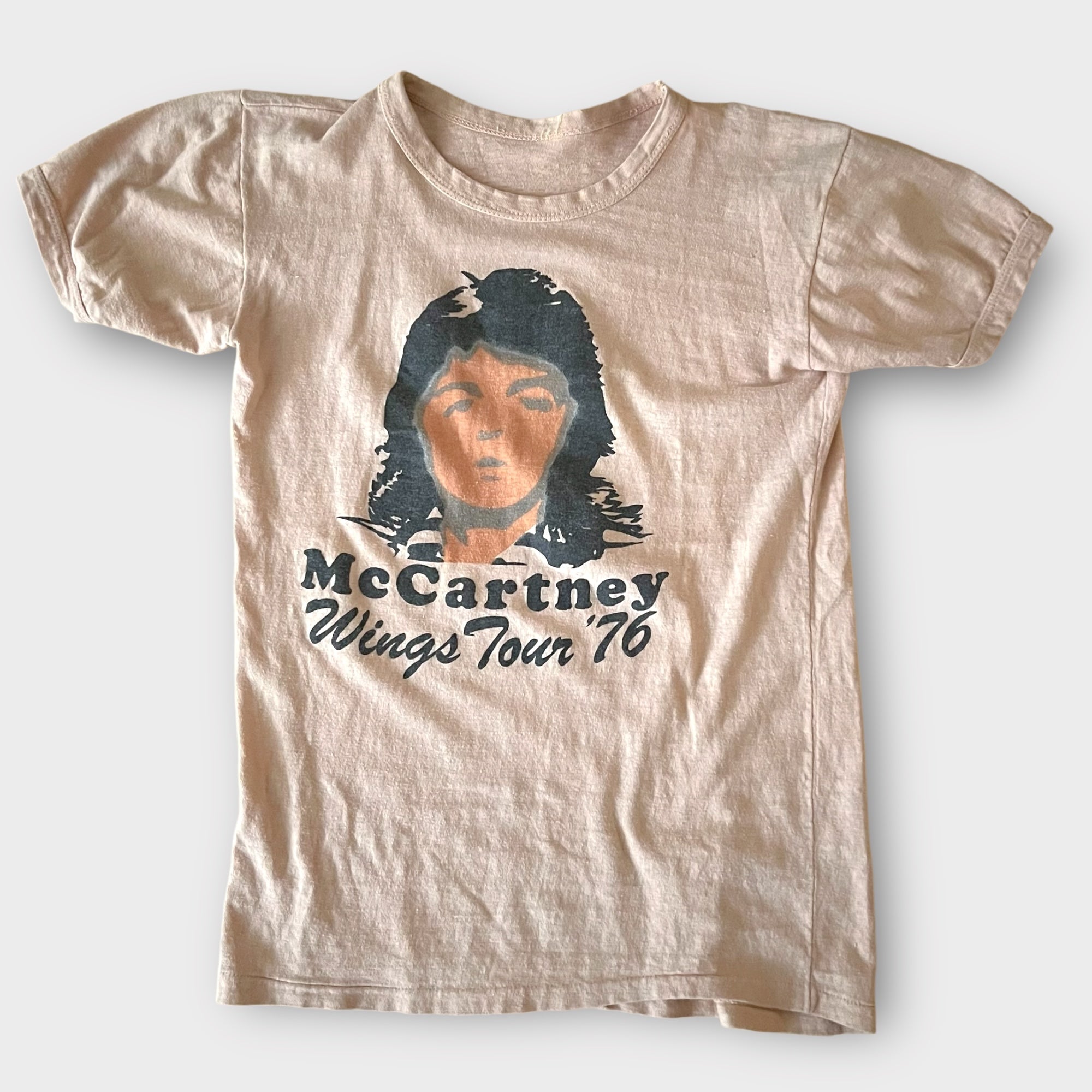 1976 Paul McCartney "Wings" Vintage Band Promo Tee Shirt