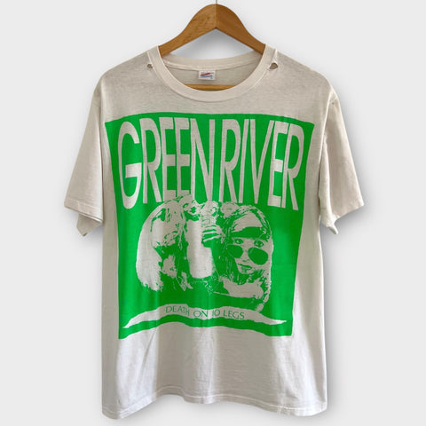 1988 Green River "Death On 10 Legs" Vintage Band Promo Tee Shirt