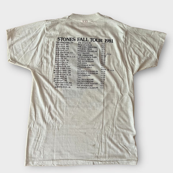 1981 The Rolling Stones US Tour Vintage Tee Shirt