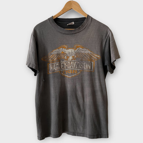 1970s Harley Davidson Motorcycle Vintage Tee Shirt