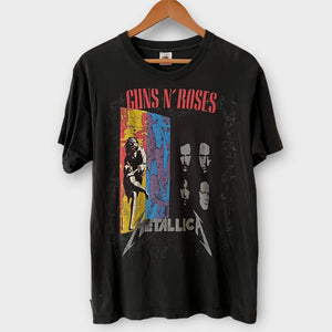 1992 Guns N Roses + Metallica w/ Faith No More Vintage Tour Band Tee Shirt