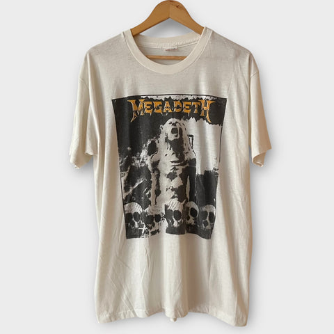 1992 Megadeth "Countdown To Extinction" Vintage Band Parking Lot Tee Shirt