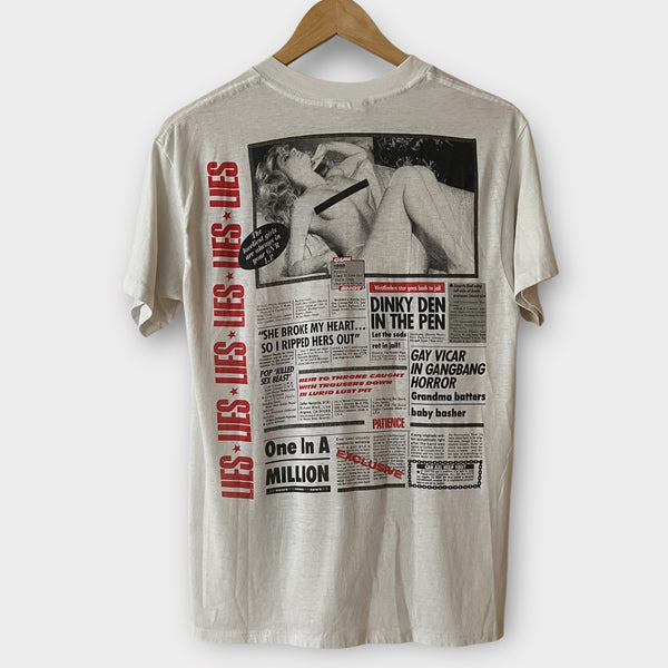 1988 Guns N Roses "Lies" Vintage Band Promo Tee Shirt