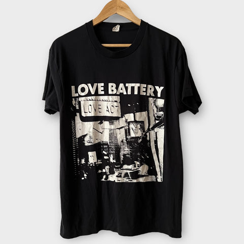 1980s Love Battery Vintage Band Promo Tee Shirt