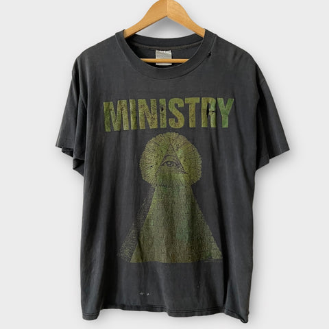 1991 Ministry "Keianh" Vintage Band Promo Tee Shirt