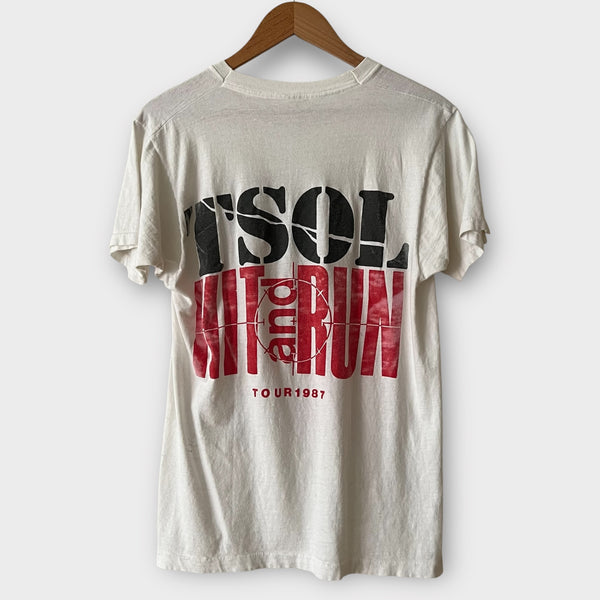 1987 TSOL "Hit And Run" Vintage Tour Tee Shirt