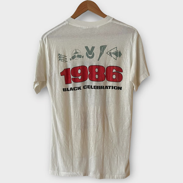 1986 Depeche Mode "Black Celebration" Vintage Tour Band Tee Shirt