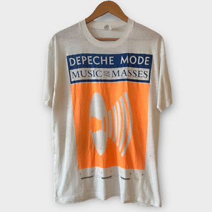 1987 Depeche Mode "Music For The Masses" Vintage Tour Tee Shirt