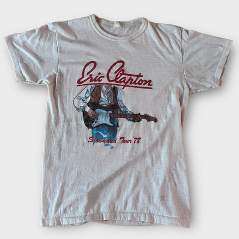 1978 Eric Clapton Vintage Tour Tee Shirt