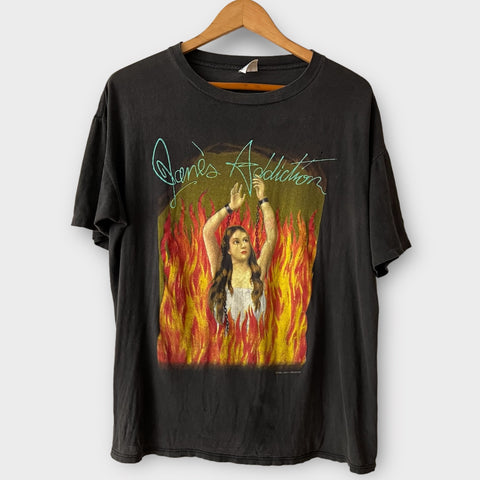 1989 Jane's Addiction Los Angeles Concert Dates Vintage Band Tee Shirt