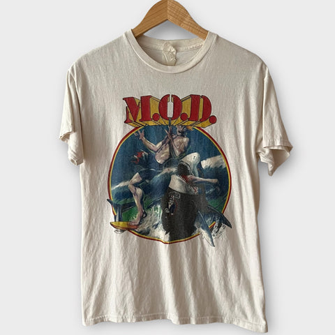 1980s M.O.D. "Surfin' M.O.D." Vintage Band Promo Tee Shirt