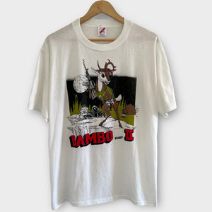 1980s Bambo Part 2 (Rambo Bambi Spoof) Vintage Tee Shirt