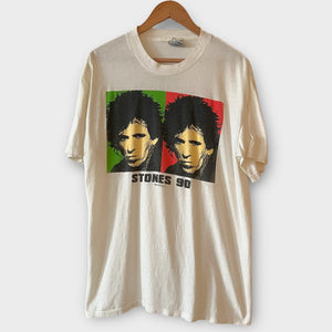 1990 The Rolling Stones Europe Tour Keith Richards Vintage Tee Shirt