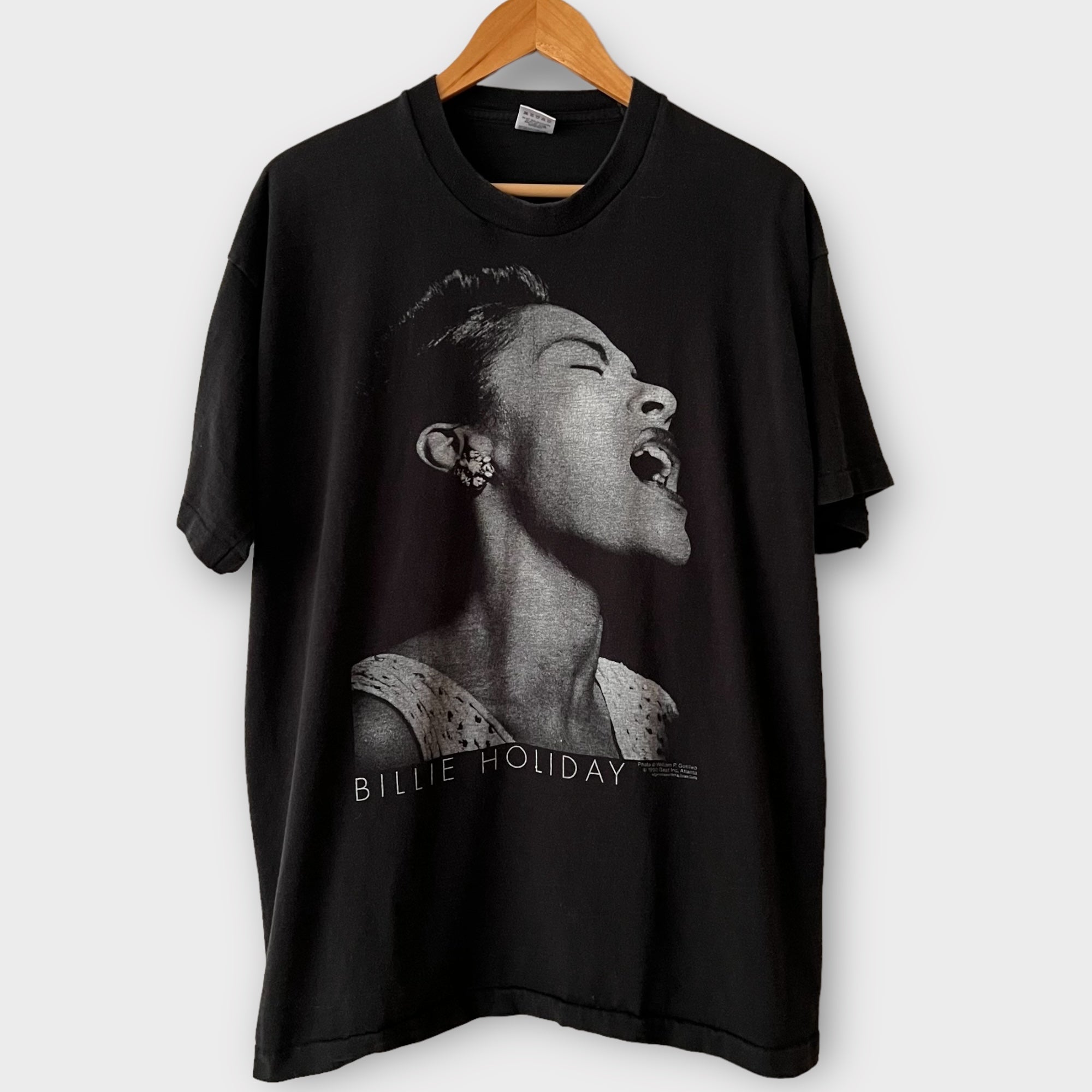 1990 Billie Holiday Vintage Band Promo Tee Shirt