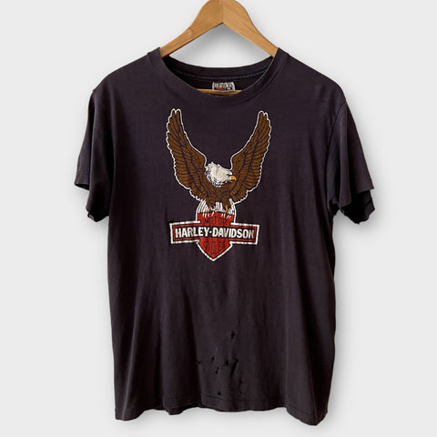 1970s Harley Davidson Motorcycle Vintage Tee Shirt