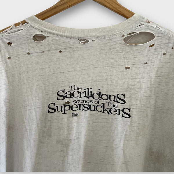 1995 Supersuckers "Sacrilicious" Sub Pop Vintage Band Promo Tee Shirt