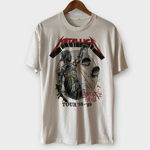 1988 Metallica w/ The Cult Vintage Tour Tee Shirt