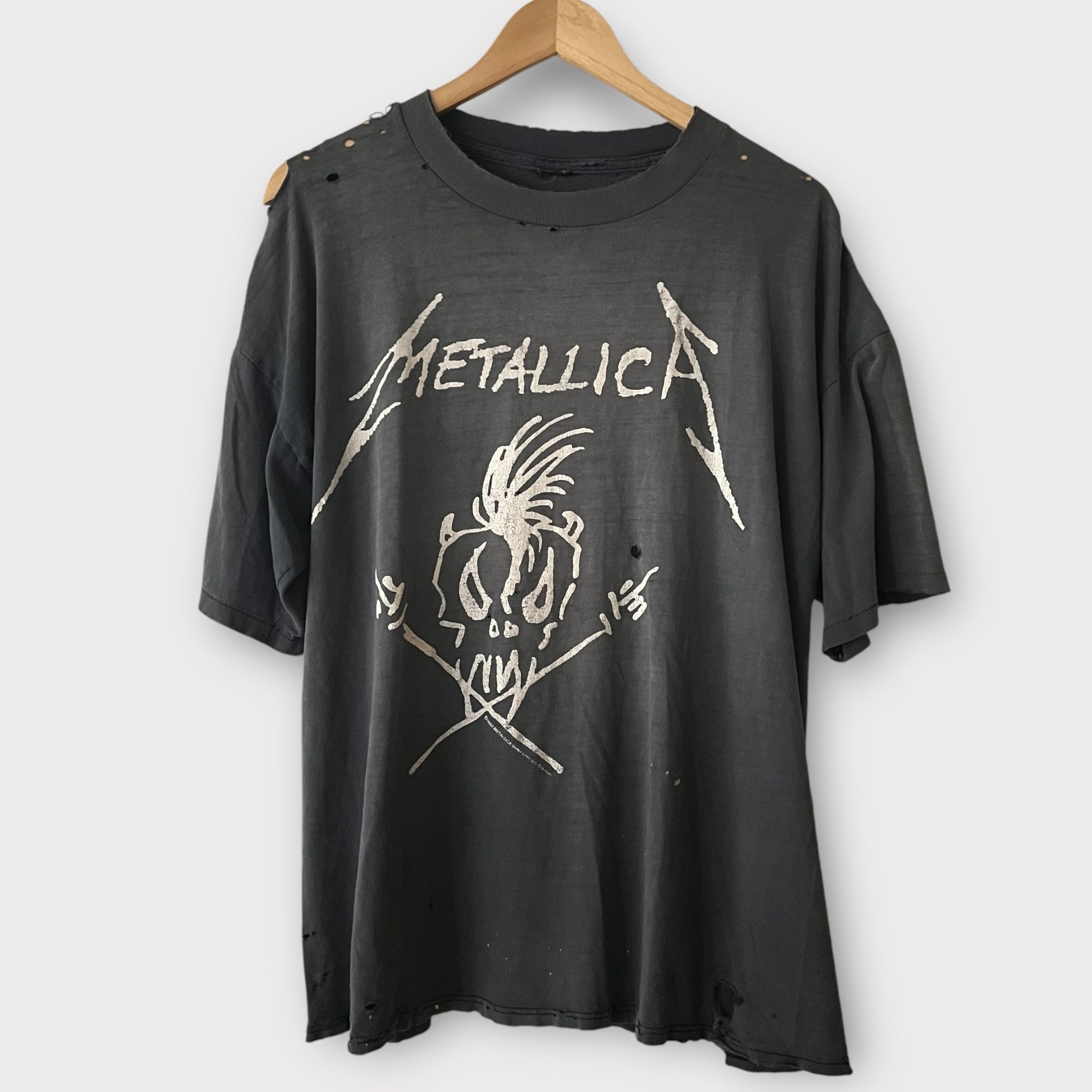 1993 Metallica Europe Tour Vintage Band Tee Shirt