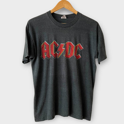 1980 AC DC "Back In Black" Vintage Tour Tee Shirt