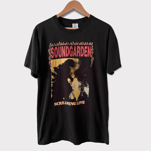 1988 Soundgarden "Screaming Live" Vintage Promo Tee Shirt