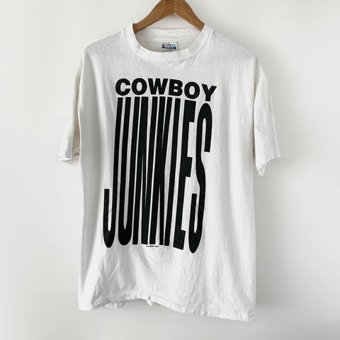 1989 Cowboy Junkies "Walkin The Dog" Vintage Tour Tee Shirt