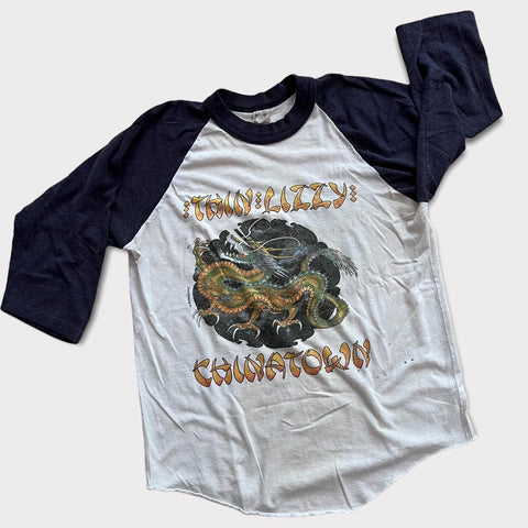 1980 Thin Lizzy "Chinatown" Vintage Promo Raglan Tee Shirt