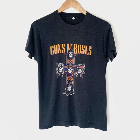 1987 Guns N Roses "Appetite For Destruction" Vintage Promo Tee Shirt