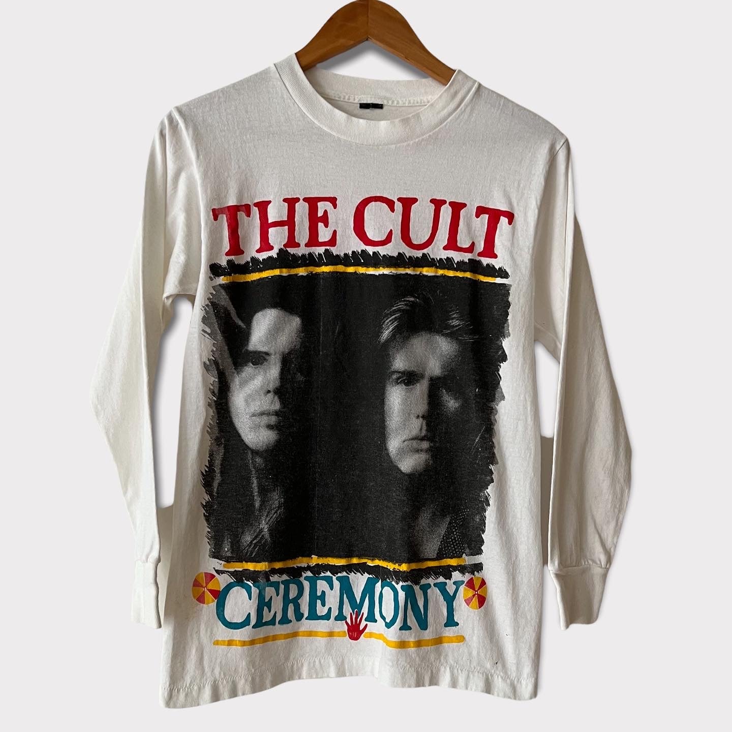 1991 The Cult "Ceremony" Vintage Tour Tee Shirt