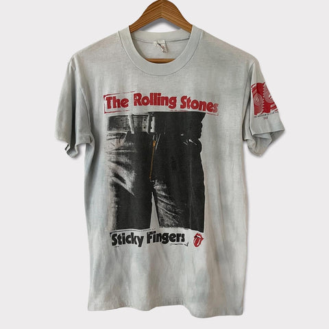 1989 The Rolling Stones "Sticky Fingers" Vintage Promo Tee Shirt