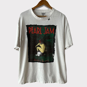 1992 Pearl Jam "Drop In The Park" Vintage Concert Tee Shirt